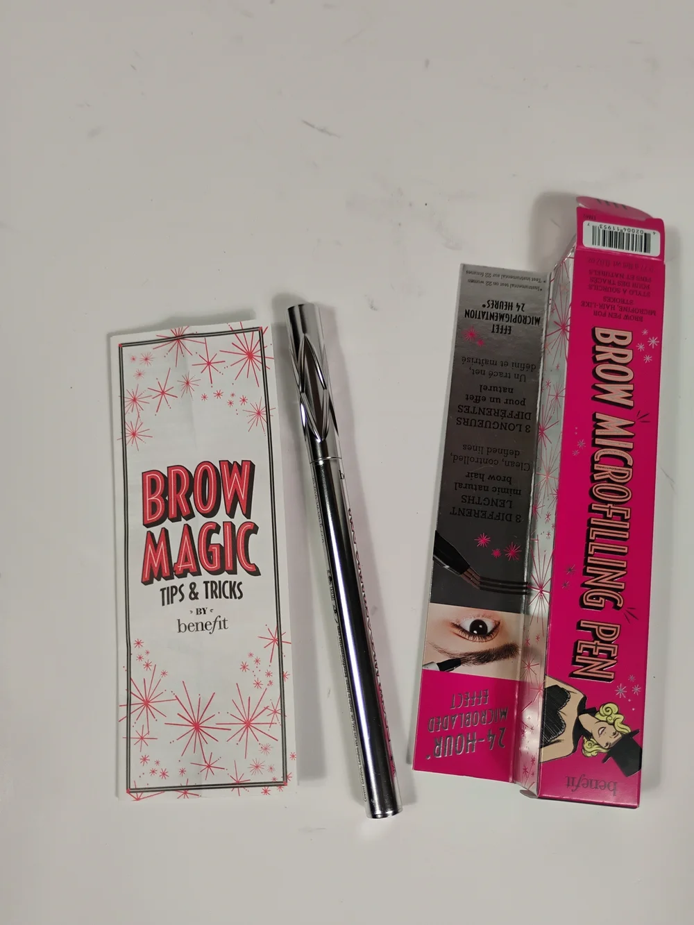 Benefit Brow Microfilling Pen - Hot Pink Packaging